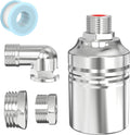 1/2" to 3/4" 1" Water Mini Float Valve,304 Stainless Steel Fully Automatic Level Controller Valve for Wate Tank