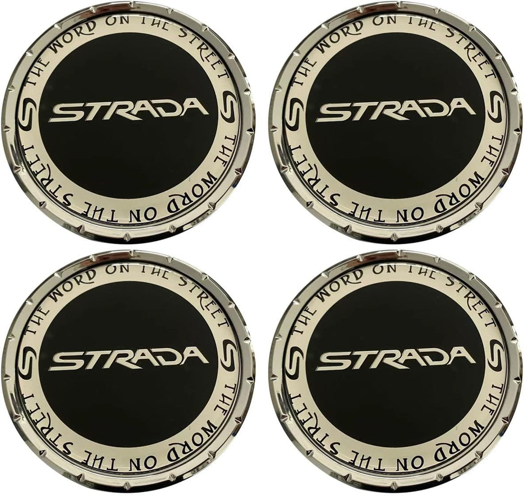 C-STRA-2 Strada Chrome Wheel Center Cap 4PCS