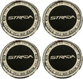 C-STRA-2 Strada Chrome Wheel Center Cap 4PCS