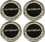 C-STRA-2 Strada Chrome Wheel Center Cap 4PCS