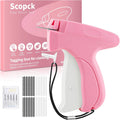 Stitch Gun for Clothes - Handheld Stitch Gun Quick Clothing Fixer - Tagging Gun - Includes 6 Needle, 1000 Black