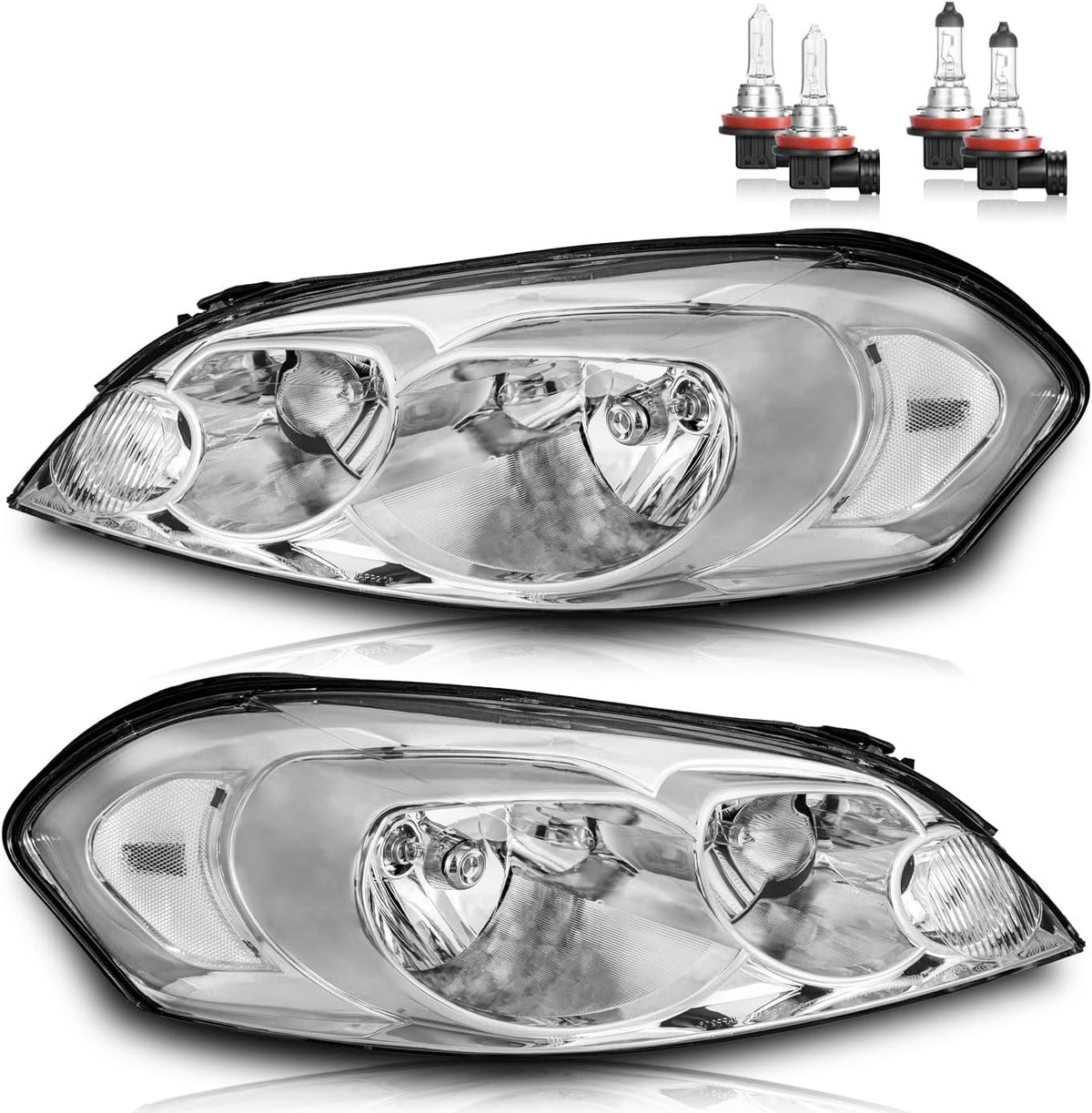 Halogen Headlights for 2006-2013 Chevy Impala