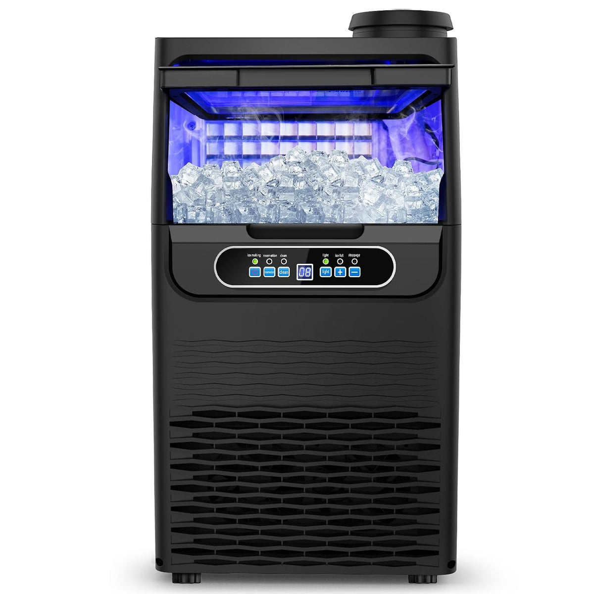 Under Counter Ice Maker Machine, 100LBS/24H, 20LBS Capacity