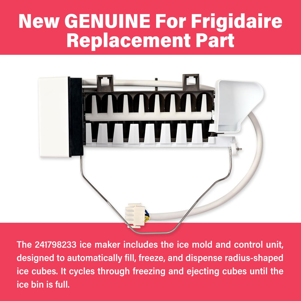 241798233 Refrigerator Freezer Ice Maker Fits for Frigidaire Electrolux