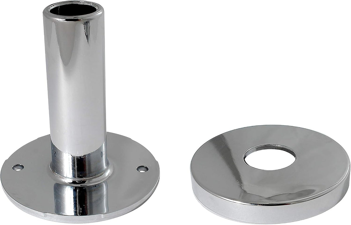 Keeney K857-30 PEX Stub-Out Support and Cover, No Size, Chrome