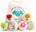 Wool Dryer Balls XL 6 Pack, 100% New Zealand Wool Handcrafted