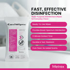 CaviWipes Flat-Pack Disinfecting Wipes, 45 Ct, Single Pack