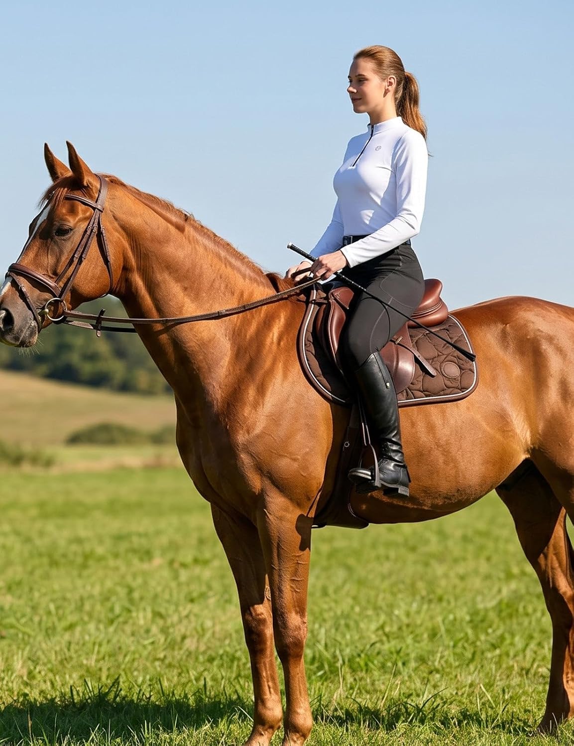 Women's Full Seat Equestrian Breeches Horse Riding Pants