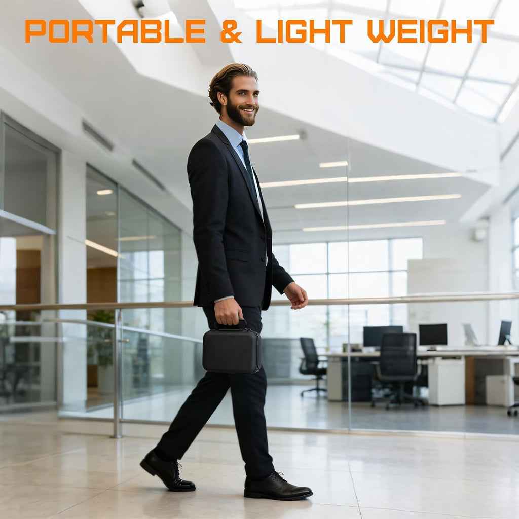 Hard Carrying Case 8x6x4.2'' with Custom Foam Insert for Electronic Devices