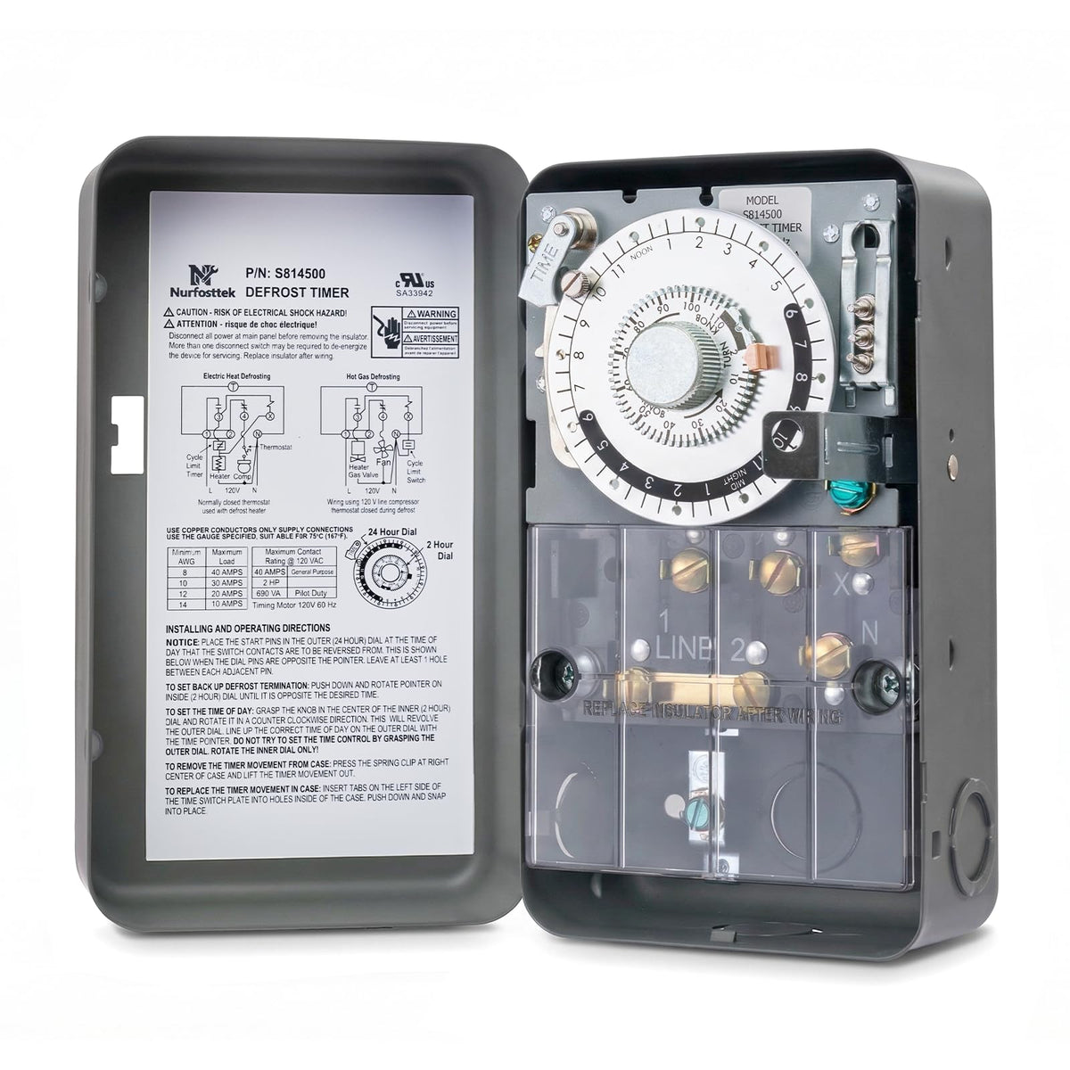 S814500 Refrigeration Defrost Timer for Commercial Refrigeration Equipment