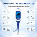 FDK 8-Second Large Digital Thermometer for Adults Fever Case