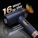 High Speed Ionic Hair Dryer with Diffuser, LED Display