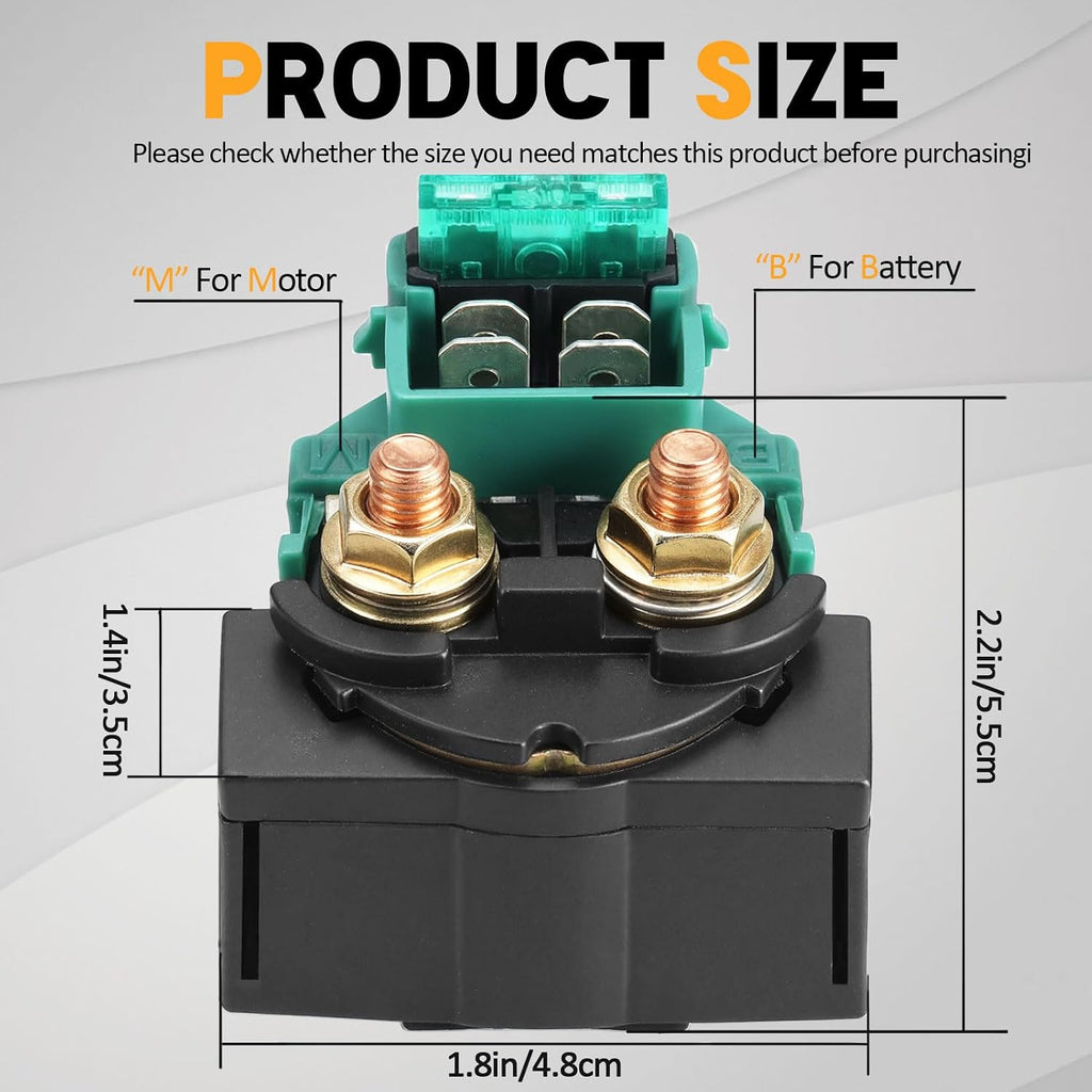Starter Solenoid Relay for Kawasaki Bayou 220 KLF200 1988-2002 ATV