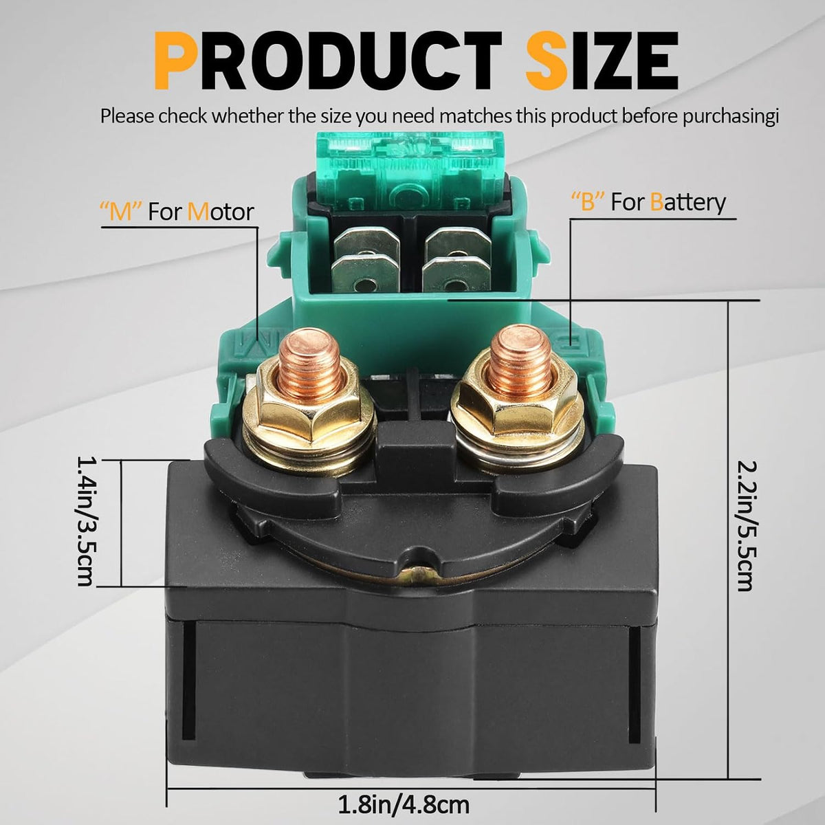 Starter Solenoid Relay for Kawasaki Bayou 220 KLF200 1988-2002 ATV
