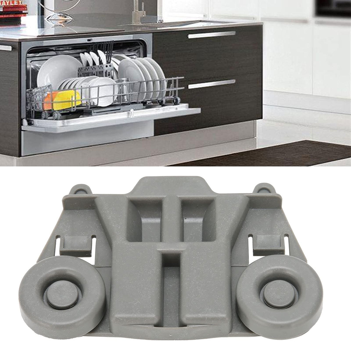 Aqur2020 Dishwasher Lower Rack Wheel ABS Replacement WPW10195417