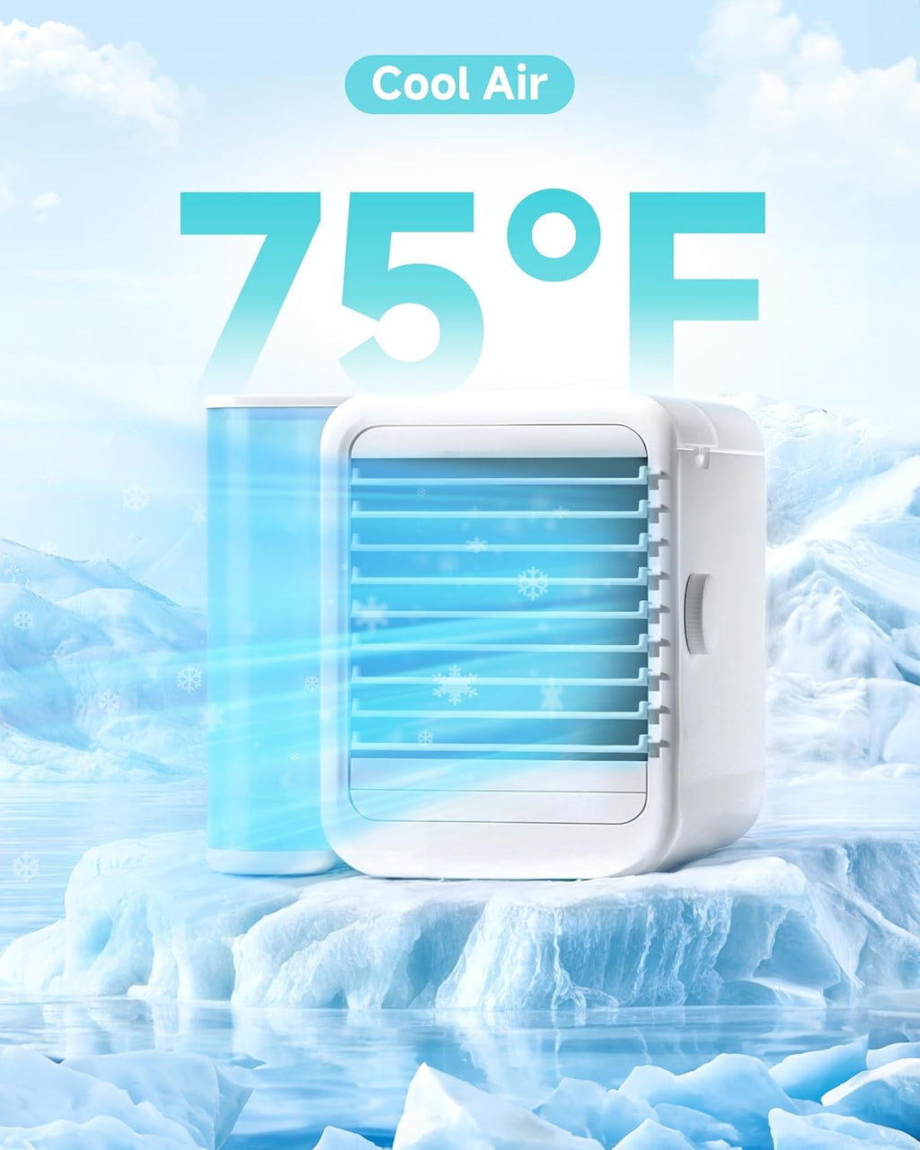 Portable Air Conditioners Fan: Air Conditioner, Ac Unit | Evaporative Air Cooler - Personal Mini Air Cooler with