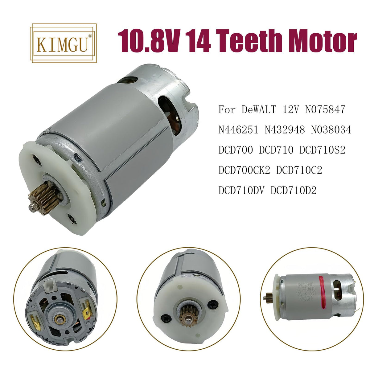 N075847 N446251 Replace for DeWALT DCD700 DCD710 DCD710S2 DCD700CK2