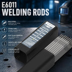 Sunstac E6011 Carbon Steel Welding Rod, 1/8" 5LB