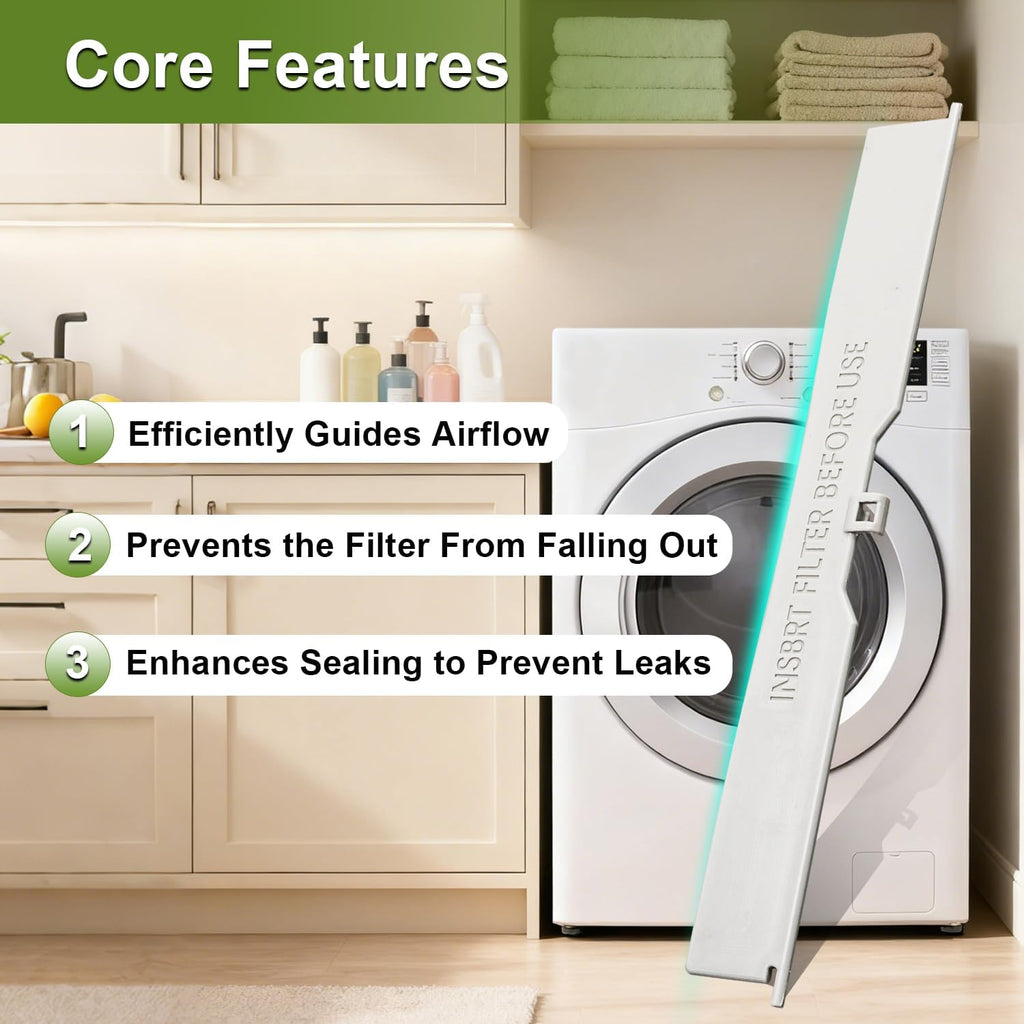 Dryer Lint Screen Guide Filter Cover Compatible with LG Kenmore Dryers Replace#: 3550EL2004B 2647804 PS3634953 FIX3634953