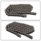 waltyotur #100 10 Feet Roller Chain with Connectors Carbon Steel Chain