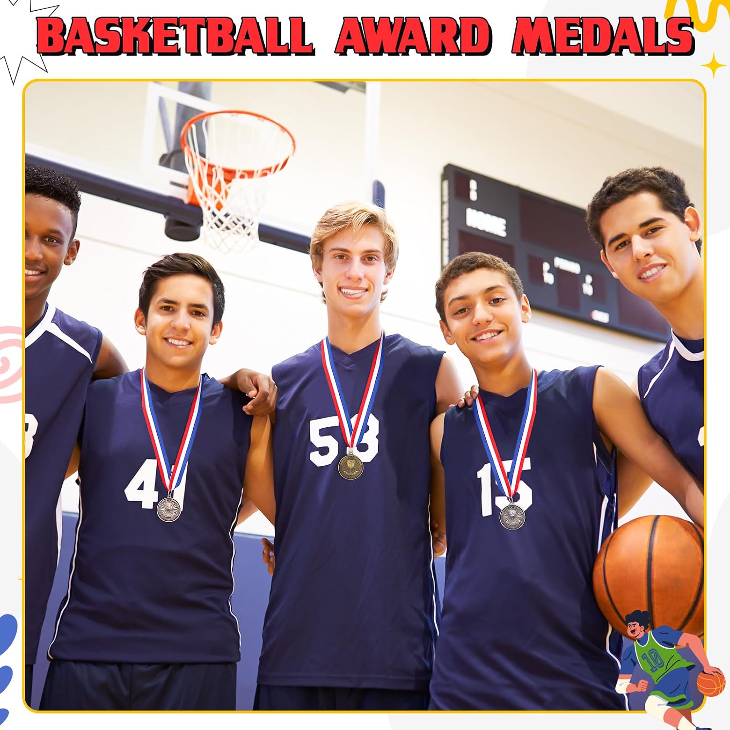 Award Medals 1st 2nd 3rd Place Medals Metal Winner Trophy Awards Gold Silver Bronze Prizes for Sports Competitions