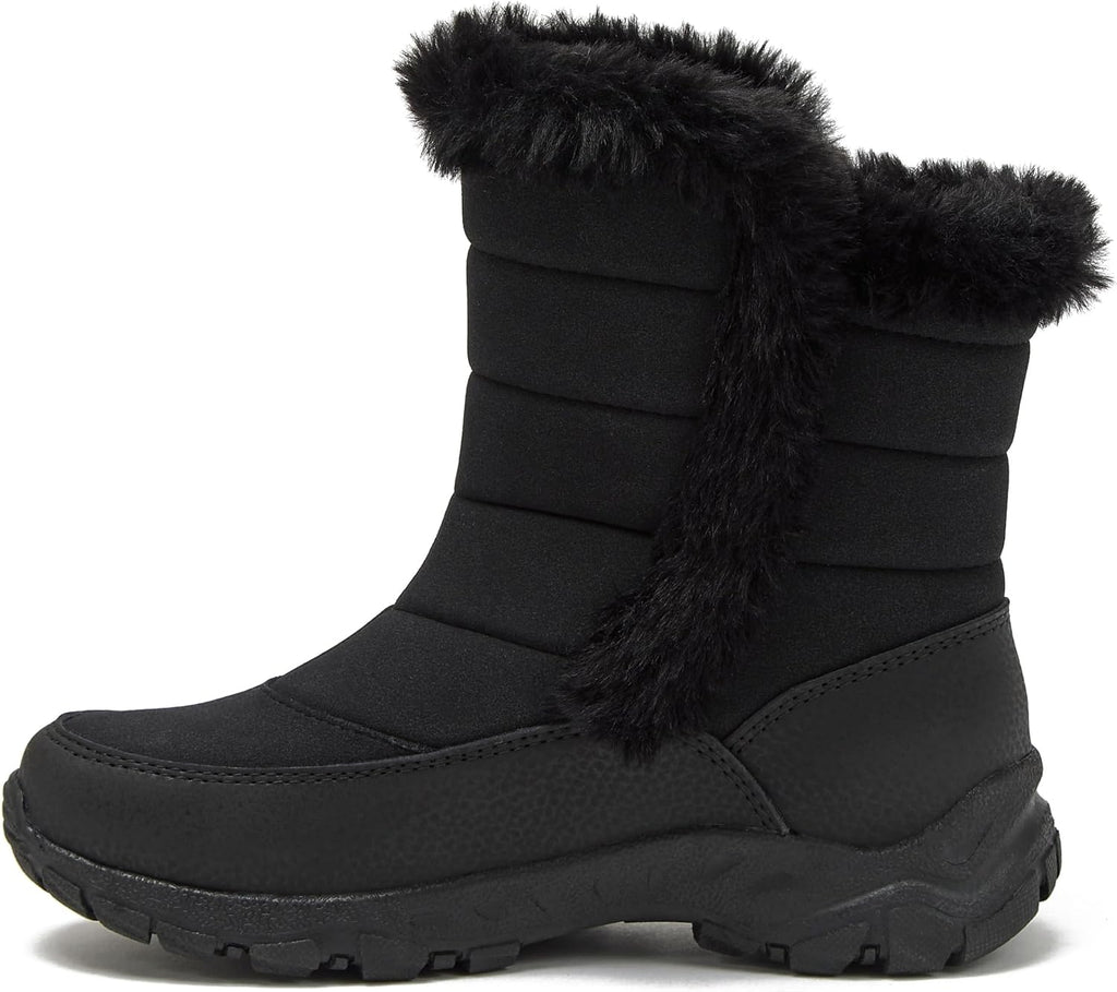 Expedition Warmest Waterproof No Tie Kids Snow Boots for Boys and Girls - Insulated Winter Fleece Lined Snow Boots