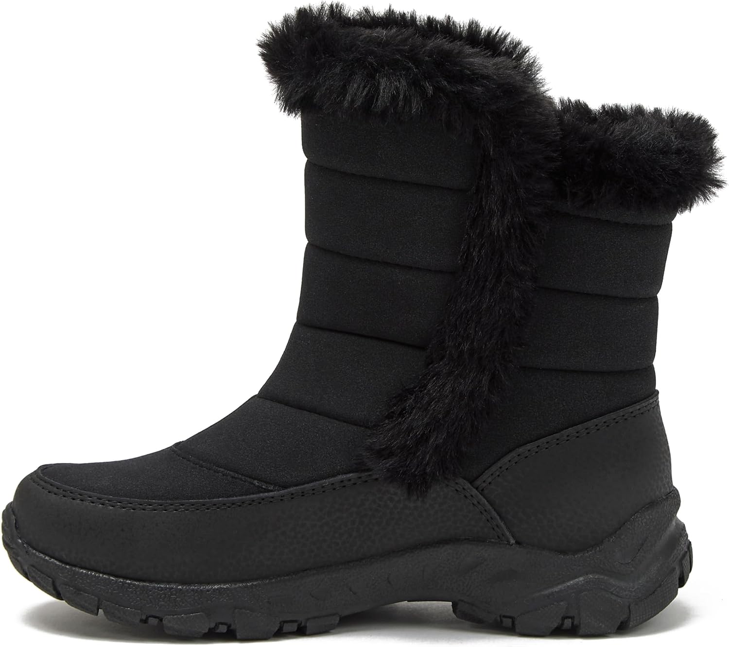 Expedition Warmest Waterproof No Tie Kids Snow Boots for Boys and Girls - Insulated Winter Fleece Lined Snow Boots