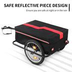 Foldable Bike Trailer with Detached Cover