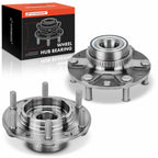 A-Premium 2 x Rear Wheel Bearing and Hub Assembly with 6-Lug