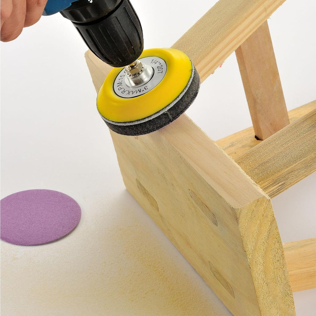 3 Inch Sanding Discs, 40 Pack 240 Grit Hook and Loop Sandpaper