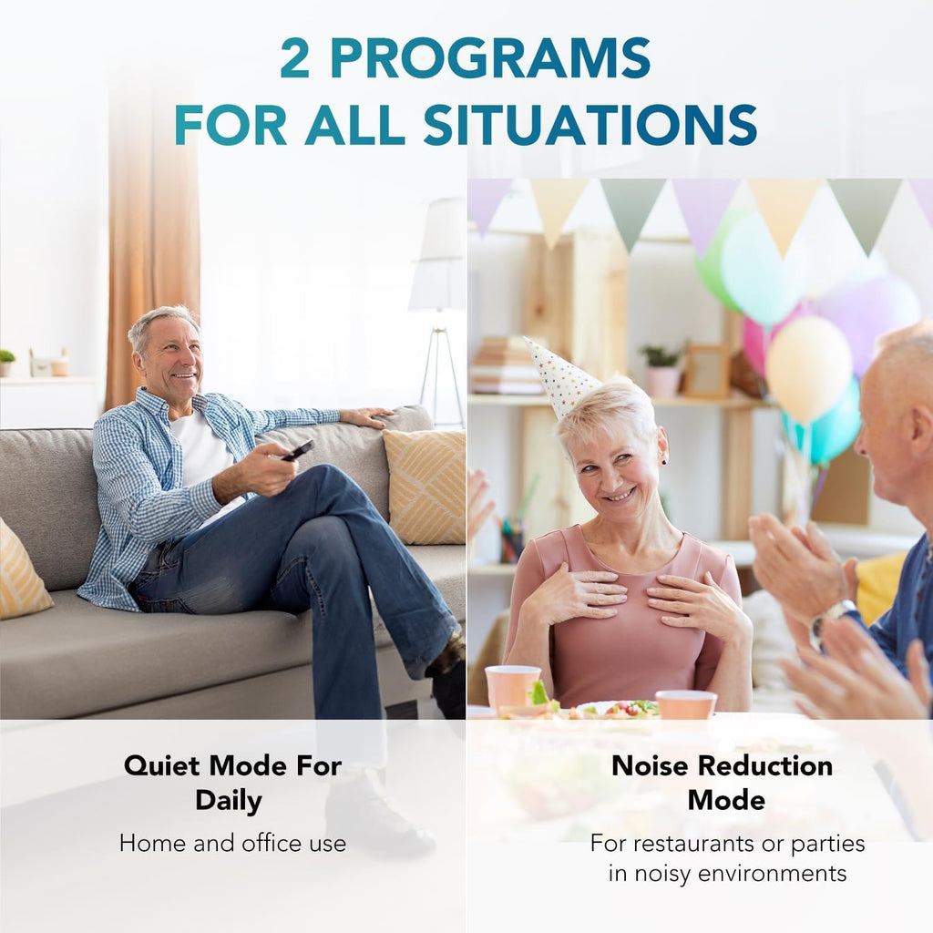 OTC Hearing Aids for Seniors, Rechargeable Hearing Amplifiers Devices