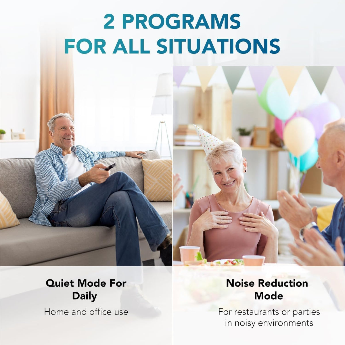 OTC Hearing Aids for Seniors, Rechargeable Hearing Amplifiers Devices