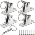 4Pack Bimini Top Brackets, 304 Stainless Steel Bimini Top Hardware