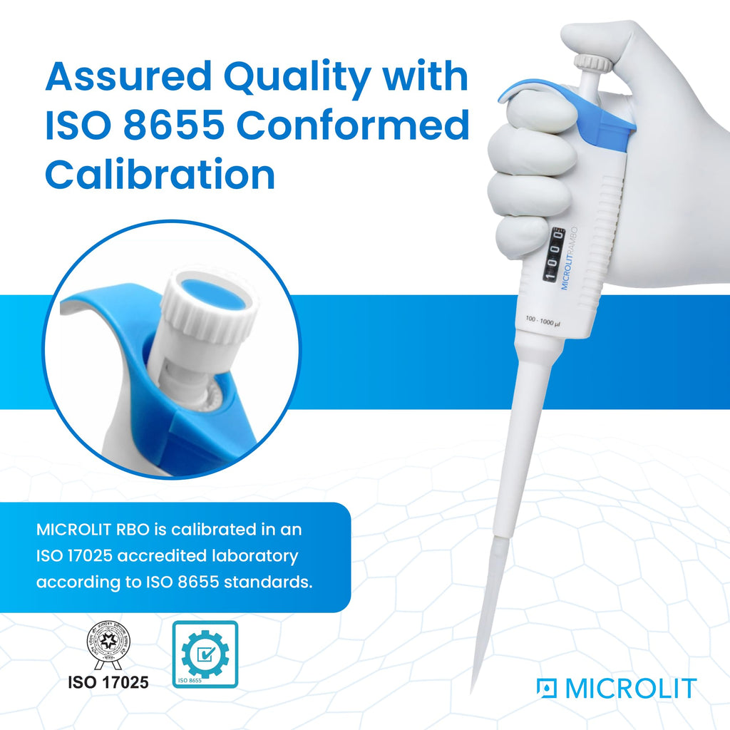 Single-Channel Micropipette, 0.5-10µL Capacity - Precise Liquid Handling
