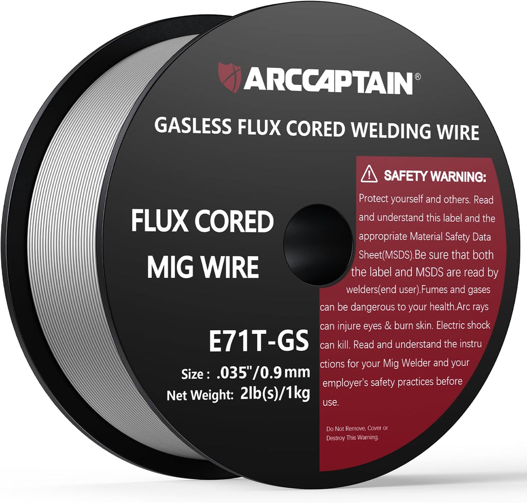 ARCCAPTAIN Flux Core Welding Wire E71T-GS .035" 2LB x 1