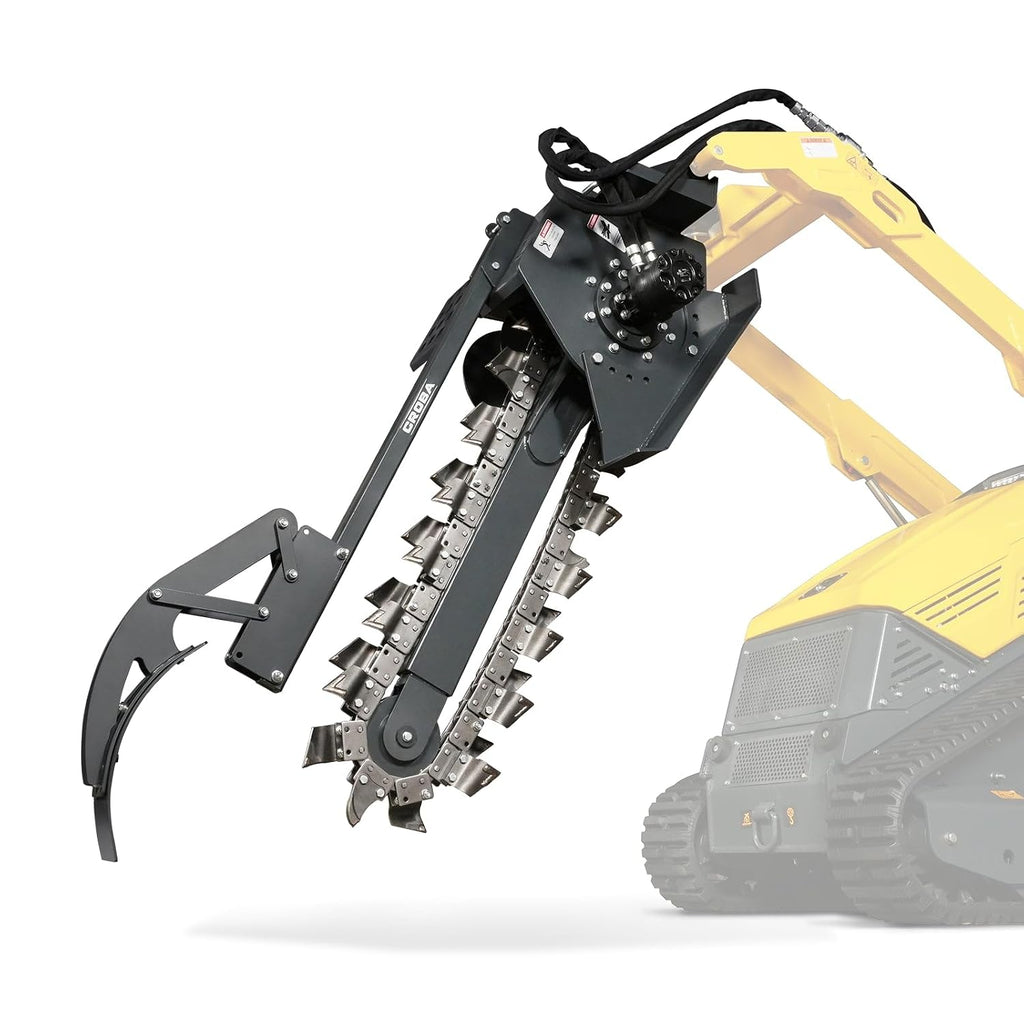 20'' Cutting Depth Mini Skid Steer Trencher Attachments, TR20