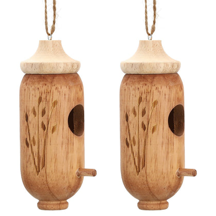Hummingbird House, Humming Bird Houses Wooden Style 5
