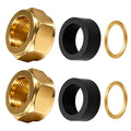 5/8" ID Sight Glass Steamer Parts for Boiler Valve, 1 Set