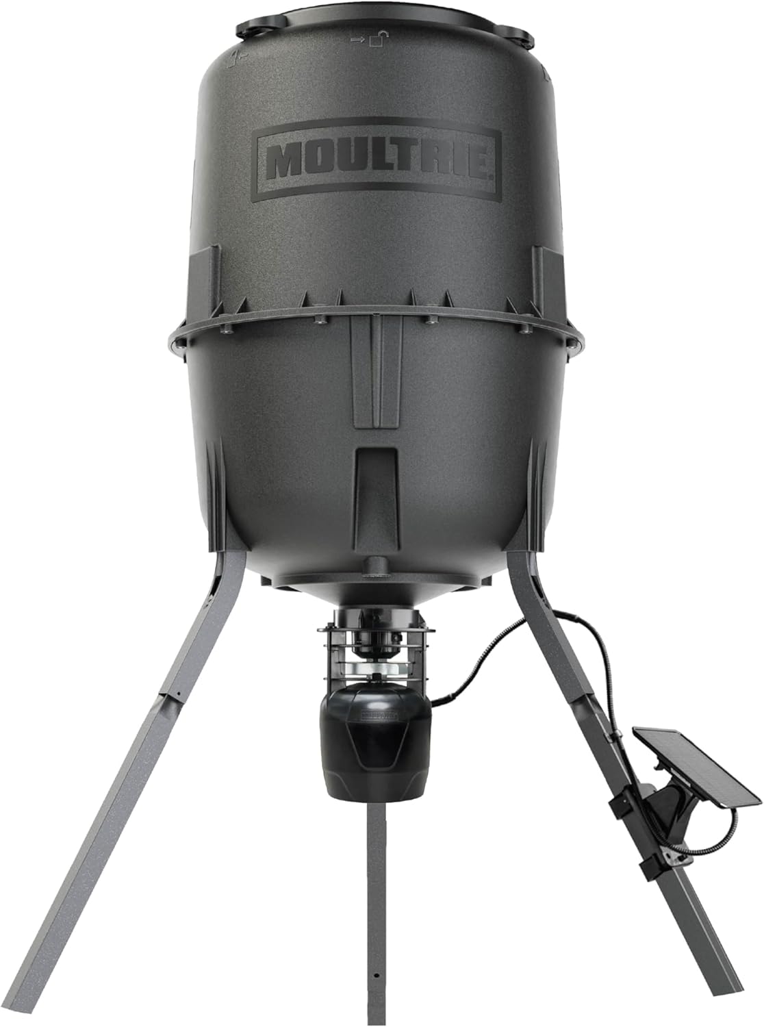 Deer Feeder Connected - 250 Lb, Tripod Deer Feeder, Cellular