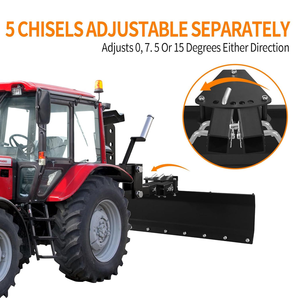 Blade Implements Scraper Box Blade and Box Ends for Tractor, ATV, UTV. Perfect 42" Grading Blade for Gravel
