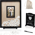 Wedding Guest Book Alternative, Guest Book Wedding Reception, Wedding Guest Book with Wooden Hearts Guest Book Signs