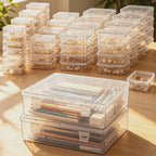 Small Bead Organizers, 78 Pieces Mixed Sizes Plastic Storage