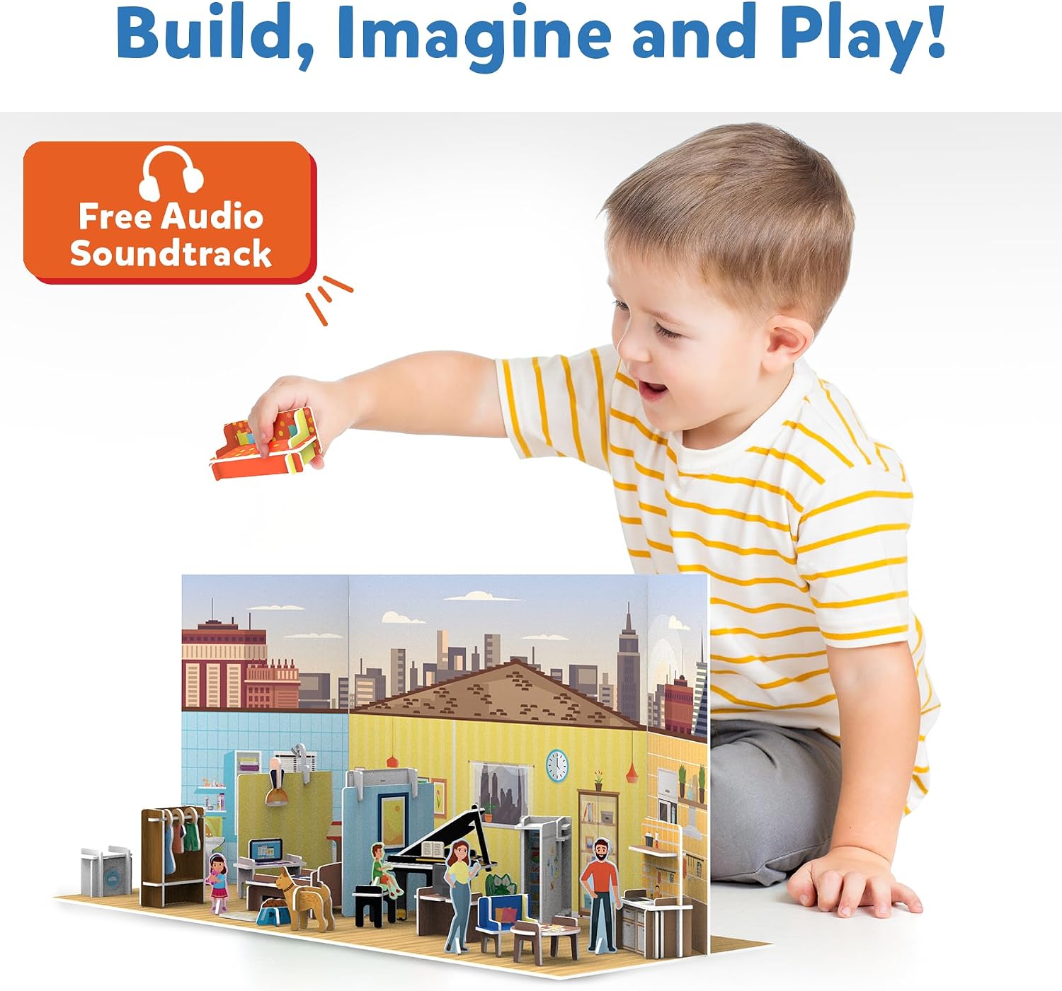 My World : Inside The House | STEM Building Playset & Learning Toy for Preschool Kids | Gifts for Ages 3-7