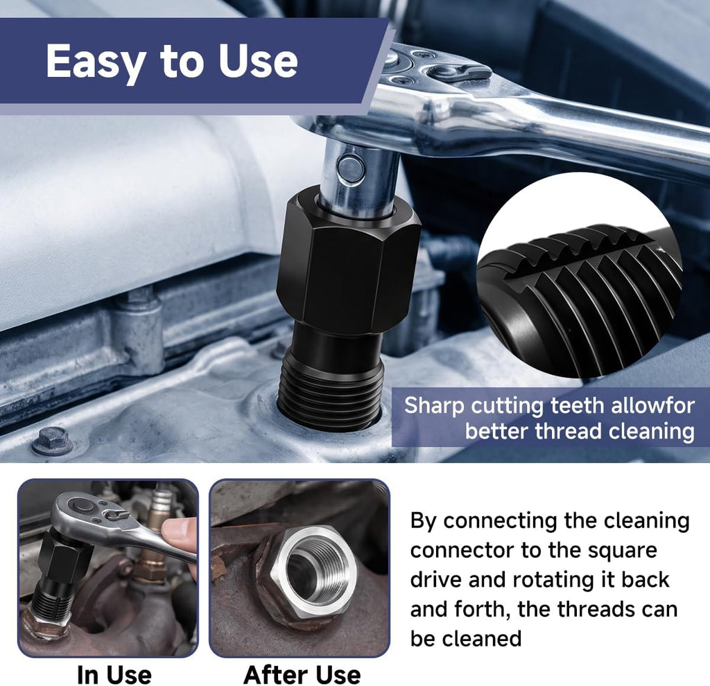 Oxygen Sensor Thread Chaser Repair Tool (Large)