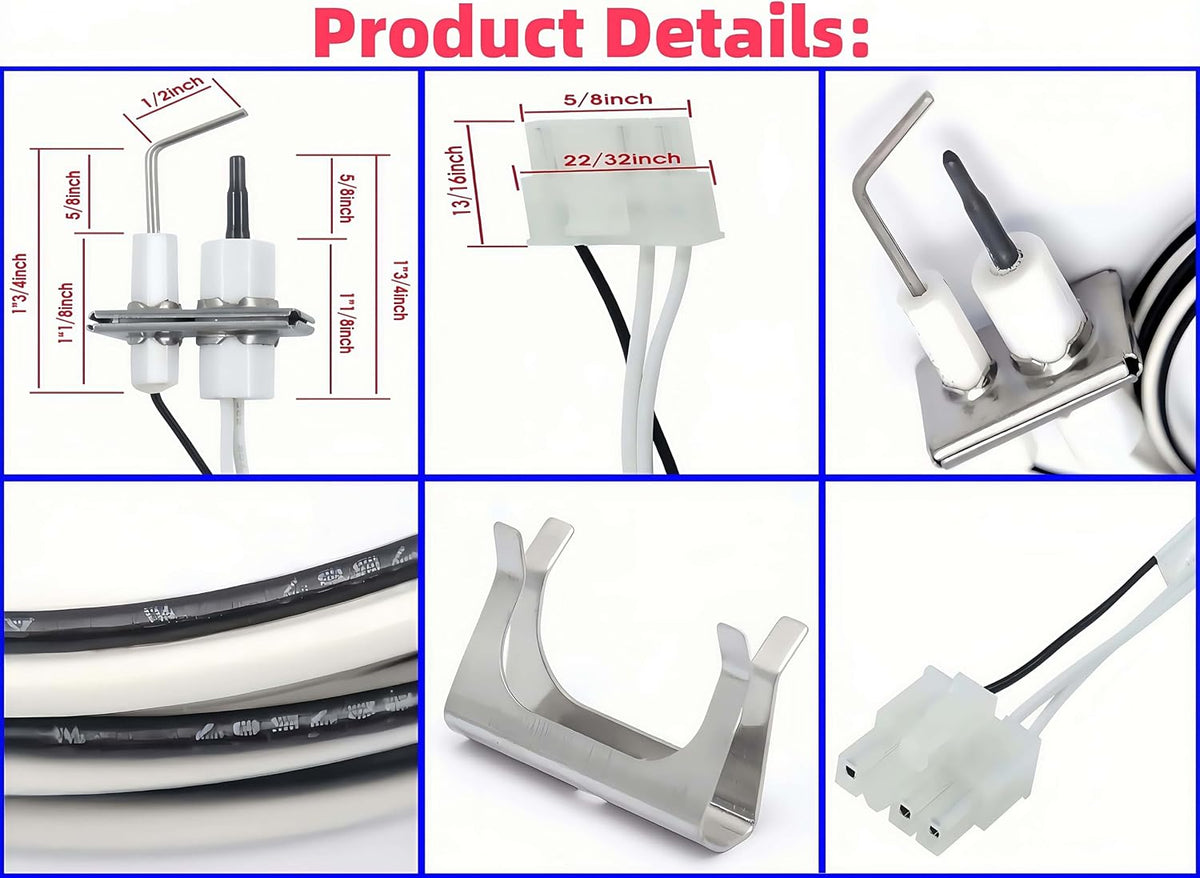 BGD Q3400A1024 24V Igniter Flame Rod for Honeywell SmartValve Systems