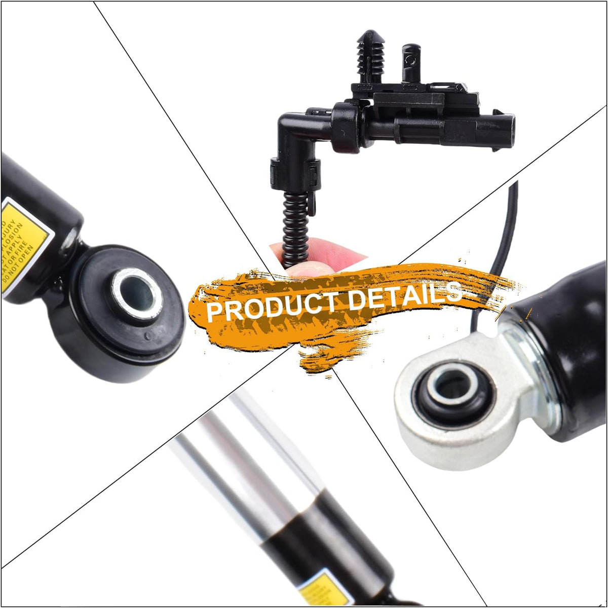 4PCS Front & Rear Shock Absorber Strut Assemblies w/Magnetic 2015-2020 Cadillac Escalade ESV, for Chevy Suburban Tahoe Silverado, for GMC Yukon XL Sierra 1500, Replaces 84176631 84176675