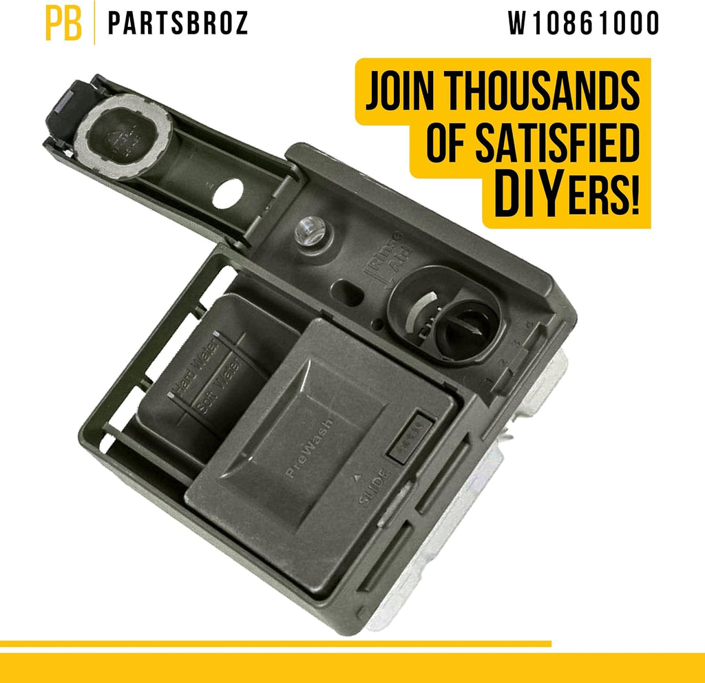 Dishwasher Detergent Dispenser for Whirlpool WDP540HAMZ4