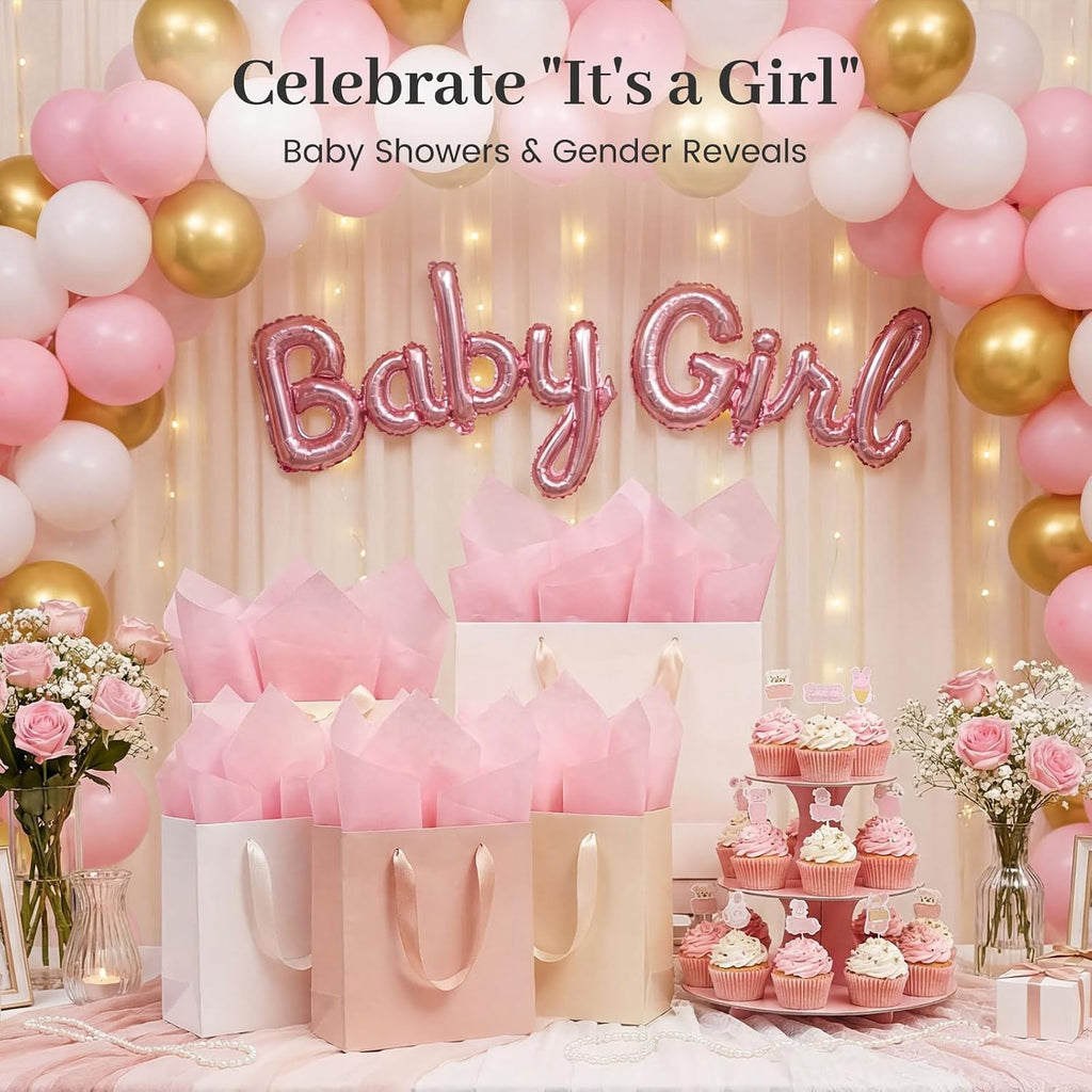 120 Sheets Light Pink Tissue Paper, 14 X 20 inches