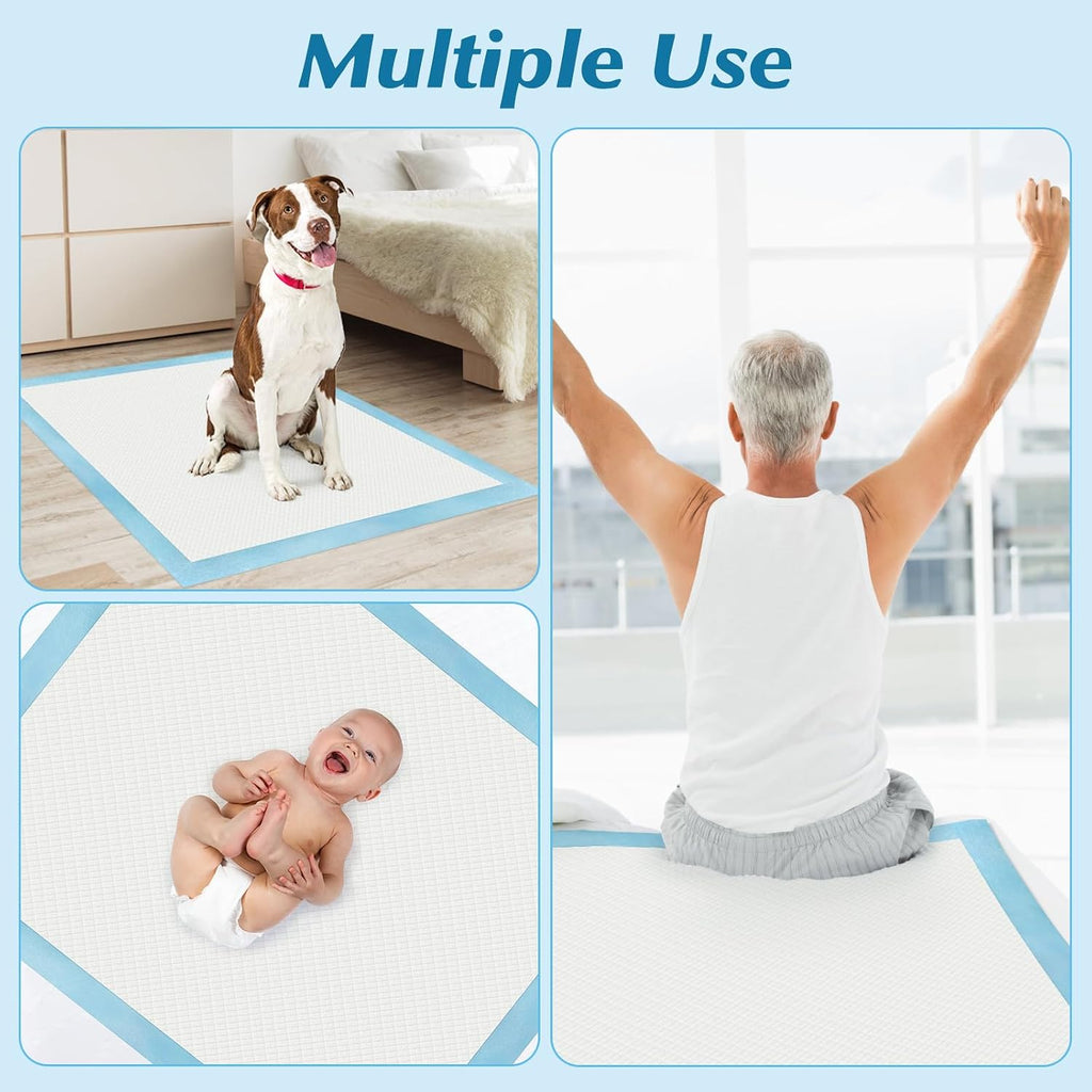 50 Count 30” x 36” Super Absorbency Disposable Underpads