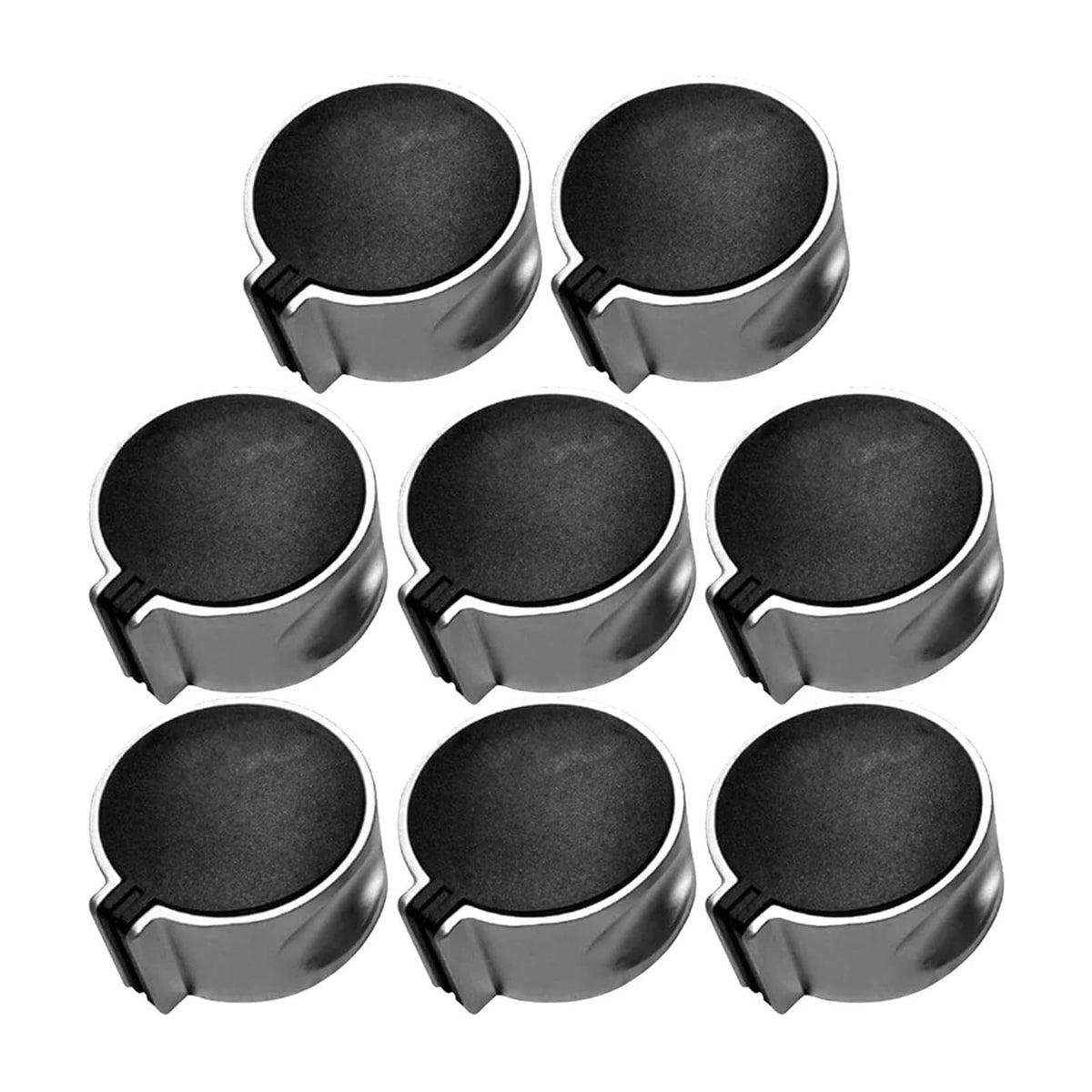 8 Pack Gas Stove Knobs 8mm Cooker Control Switch Oven Knob Stove Burner Knob For Kitchen Replacement Accessories